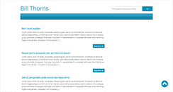 Desktop Screenshot of billthorns.com
