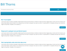 Tablet Screenshot of billthorns.com